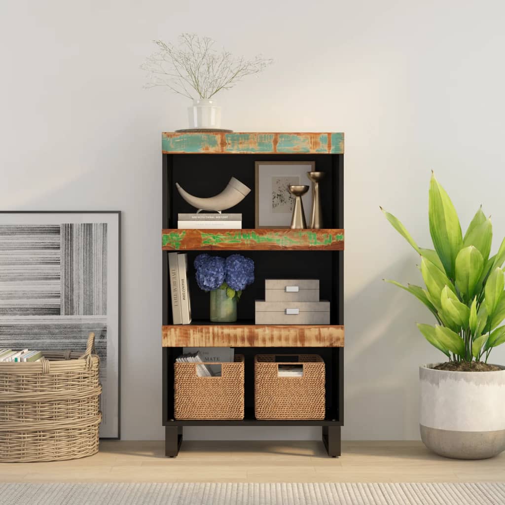 Beistelltisch 60x33x107 cm Altholz Massiv